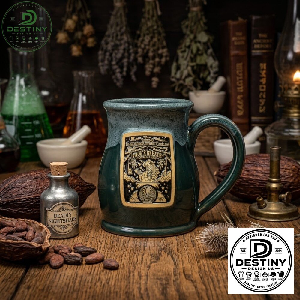The Nightmare Before Christmas Frog Breath Handthrown Mug